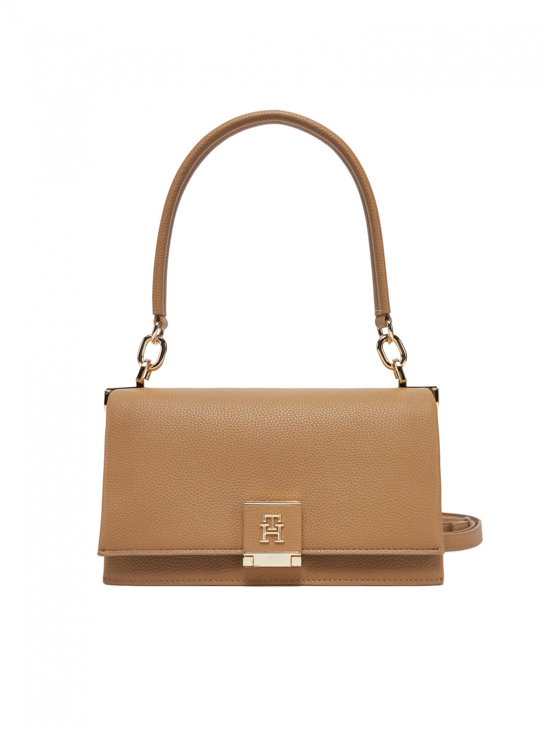 Tommy Hilfiger Kabelka Th Her Med Crossover AW0AW17216 Hnědá